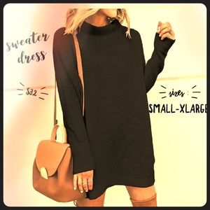 Black mini dress